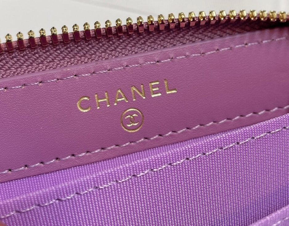 Ch**el Classic Zipper Coin Wallet