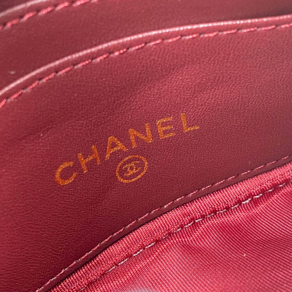 Ch**el Classic Small Zip Clutch