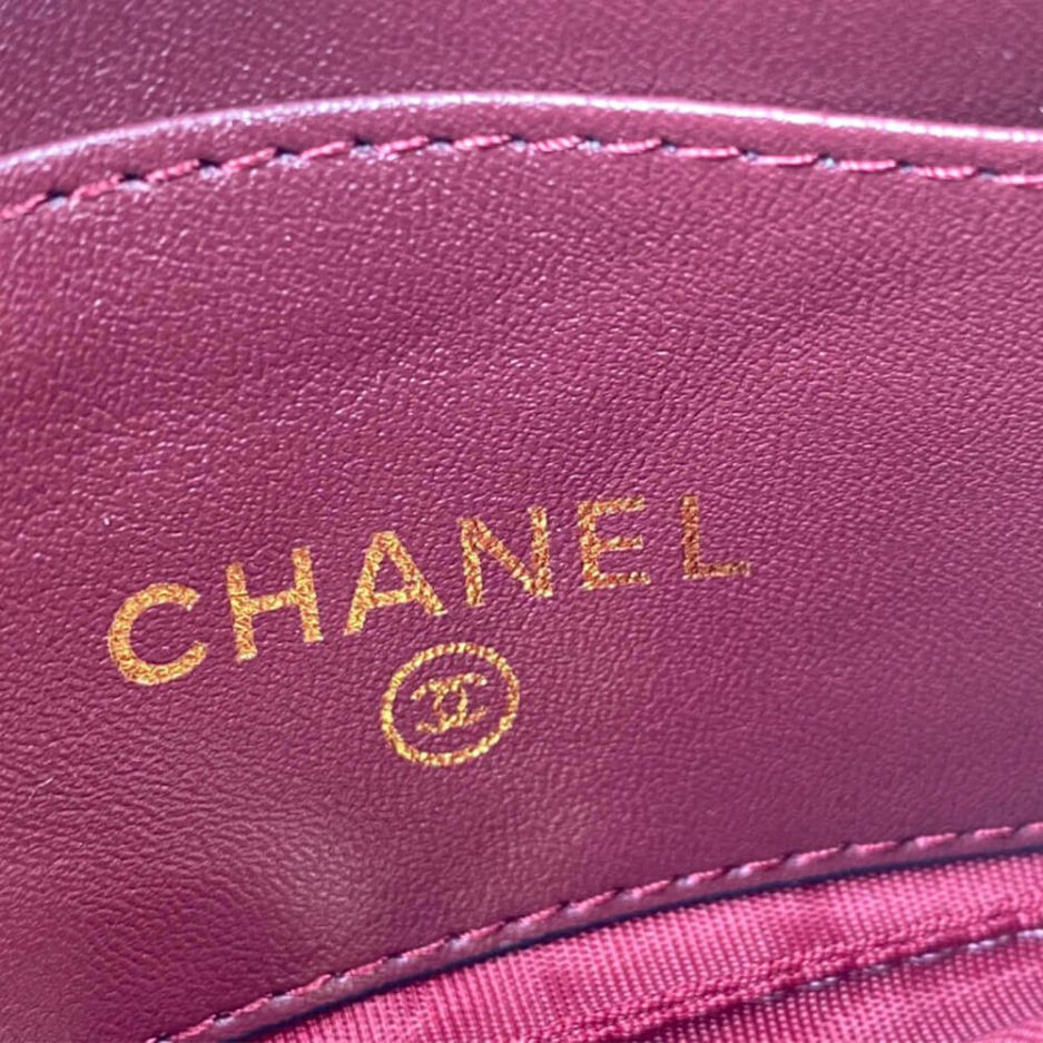 Ch**el Classic Small Zip Clutch