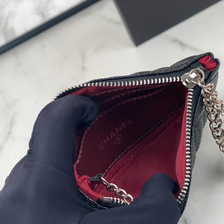 Ch**el Classic Small Zip Clutch